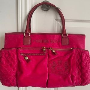 ❌SOLD ON DEPOP❌Juicy Couture velour bag